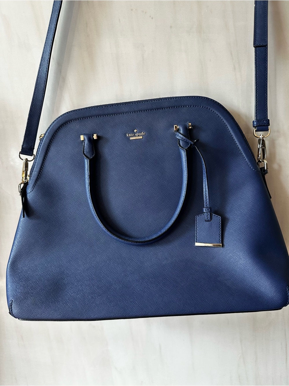 KATE SPADE Cameron Street Margot Leather Satchel Bag PXRU5956 Ocean